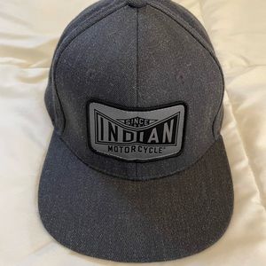 Indian motorcycle flatbill hat